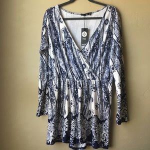 NWT boohoo plus romper